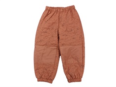 Noa Noa Miniature thermal pants Grace copper brown print